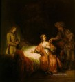 Joseph Accused by Potiphars Wife Rembrandt